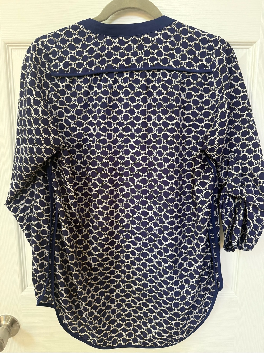 Split Neck Blouse - Picture 4 of 5